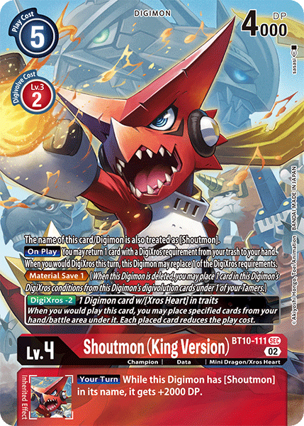 Shoutmon (King Version) BT10-111 Full hd image