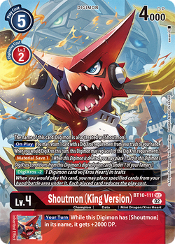 Shoutmon (King Version) BT10-111