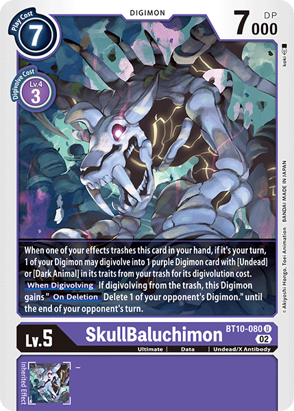 SkullBaluchimon BT10-080 Full hd image