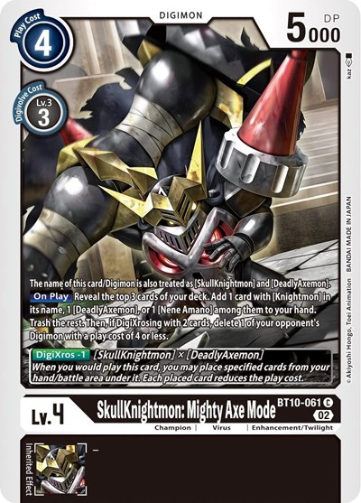 SkullKnightmon: Mighty Axe Mode Full hd image