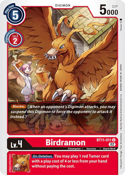 Birdramon BT11-011 Crop image Wallpaper