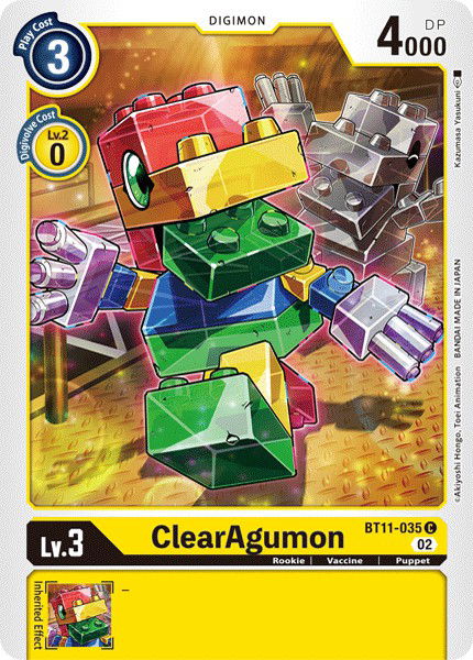 ClearAgumon BT11-035 Crop image Wallpaper