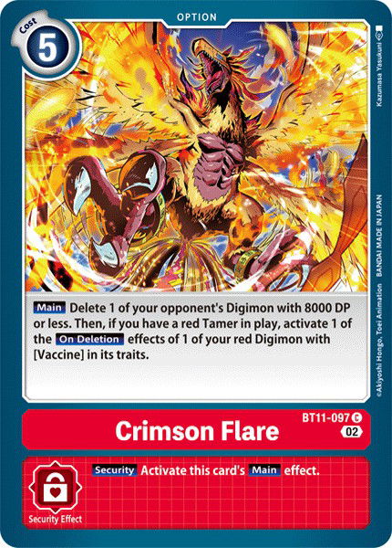 Crimson Flare BT11-097 Crop image Wallpaper