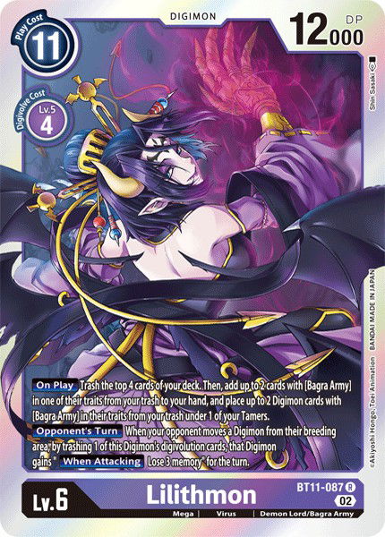 Lilithmon BT11-087 Crop image Wallpaper