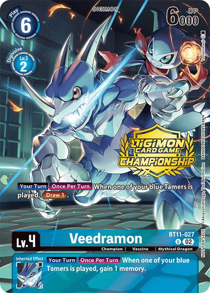 Veedramon BT11-027 Crop image Wallpaper