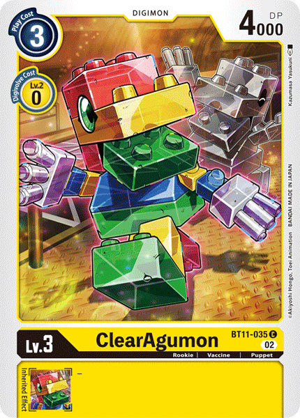 ClearAgumon BT11-035 Full hd image