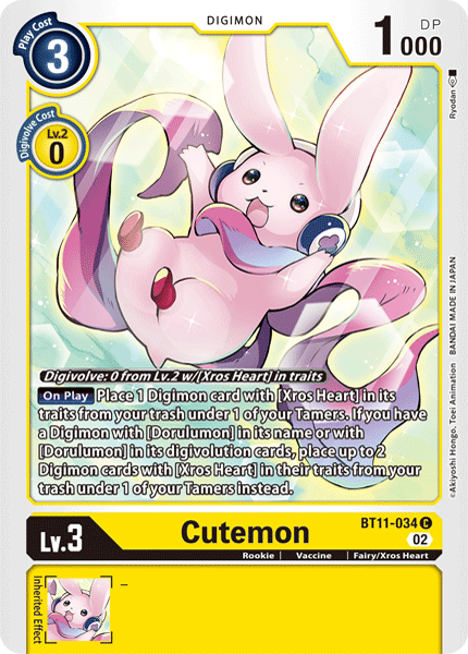 Cutemon BT11-034 Full hd image