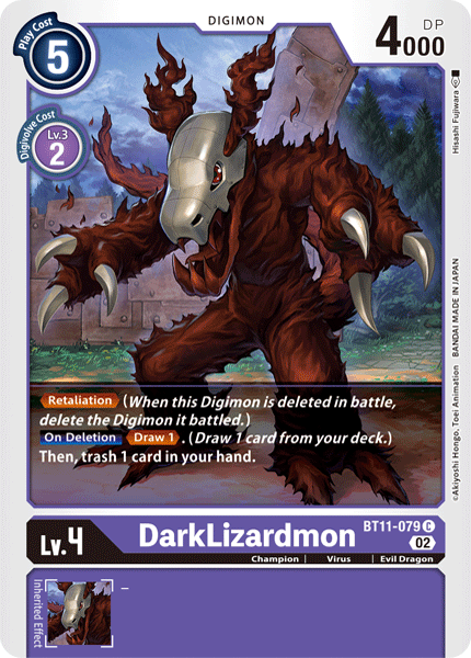 DarkLizardmon BT11-079 Full hd image