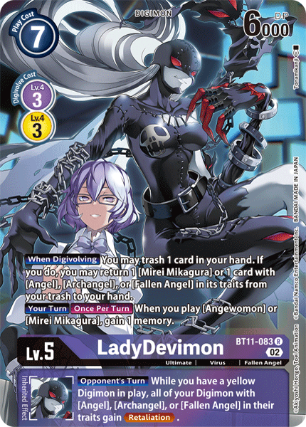 LadyDevimon BT11-083 Full hd image