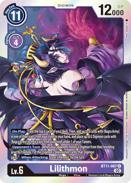 Lilithmon BT11-087 Full hd image