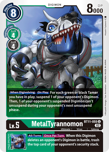 MetalTyrannomon BT11-055 Full hd image