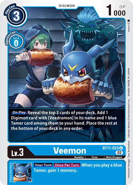 Veemon BT11-023 Full hd image