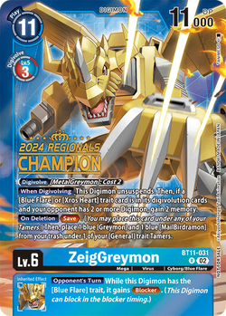 ZeigGreymon BT11-031 image