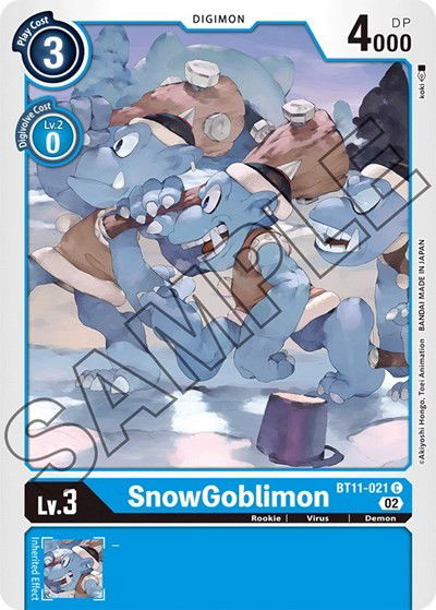 SnowGoblimon Crop image Wallpaper