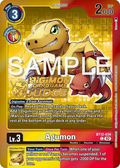 Agumon - BT12-034 Full hd image