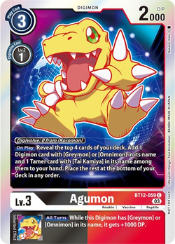 Agumon - BT12-059