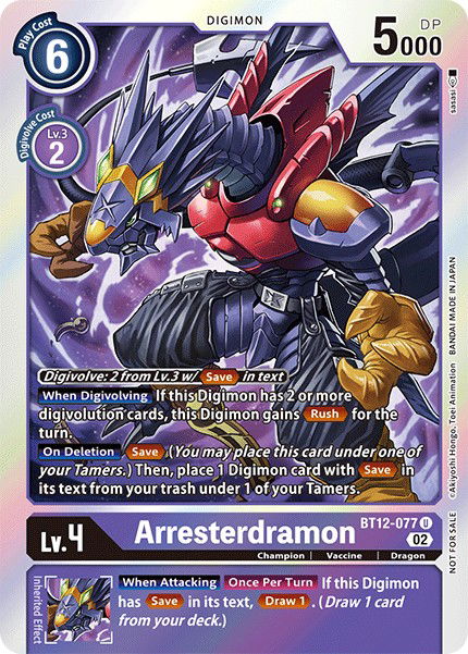 Arresterdramon BT12-077 Crop image Wallpaper