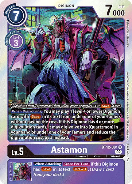 Astamon BT12-081 Crop image Wallpaper