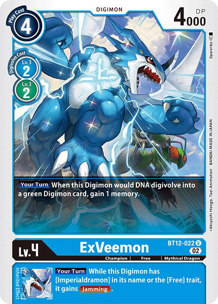 ExVeemon BT12-022 Crop image Wallpaper