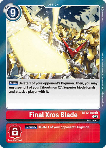 Final Xros Blade BT12-100 Crop image Wallpaper