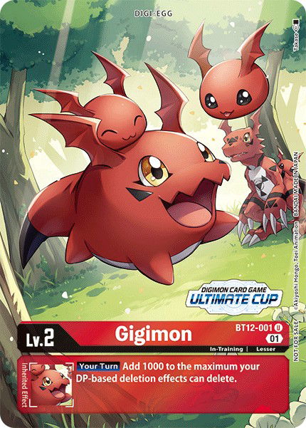 Gigimon BT12-001 Crop image Wallpaper