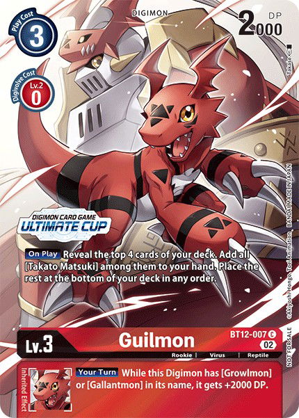 Guilmon BT12-007 Crop image Wallpaper