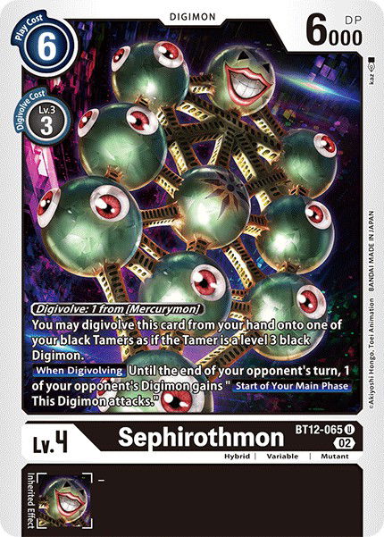 Sephirothmon BT12-065 Crop image Wallpaper