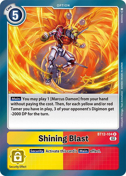 Shining Blast BT12-104 Crop image Wallpaper