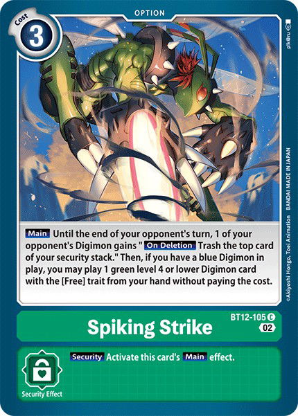 Spiking Strike BT12-105 Crop image Wallpaper