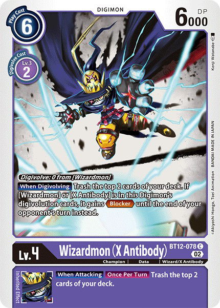 Wizardmon (X Antibody) BT12-078 Crop image Wallpaper