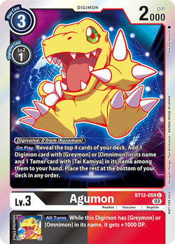 Agumon - BT12-059