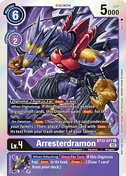 Arresterdramon BT12-077 Full hd image