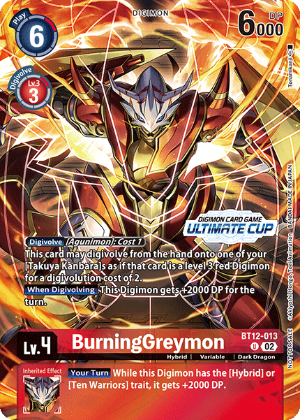 BurningGreymon  BT12-013 Full hd image