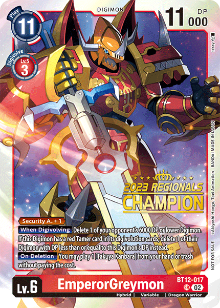 EmperorGreymon BT12-017 Full hd image