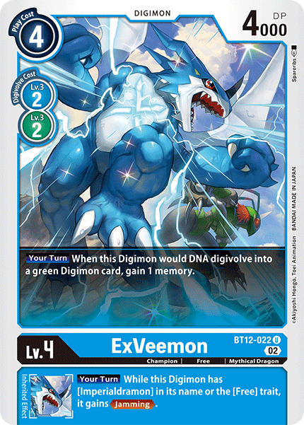 ExVeemon BT12-022 Full hd image