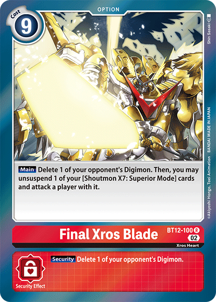 Final Xros Blade BT12-100 Full hd image