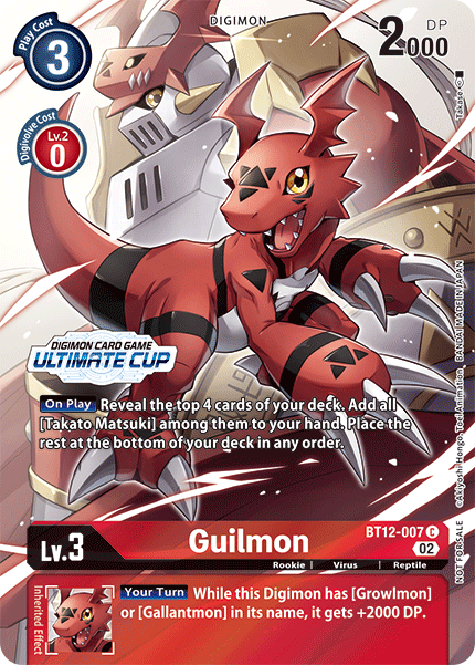 Guilmon BT12-007 Full hd image