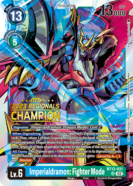 Imperialdramon: Fighter Mode BT12-031 Full hd image