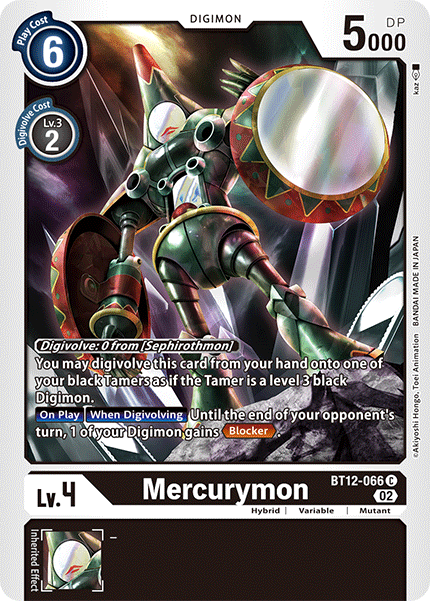 Mercurymon BT12-066 Full hd image