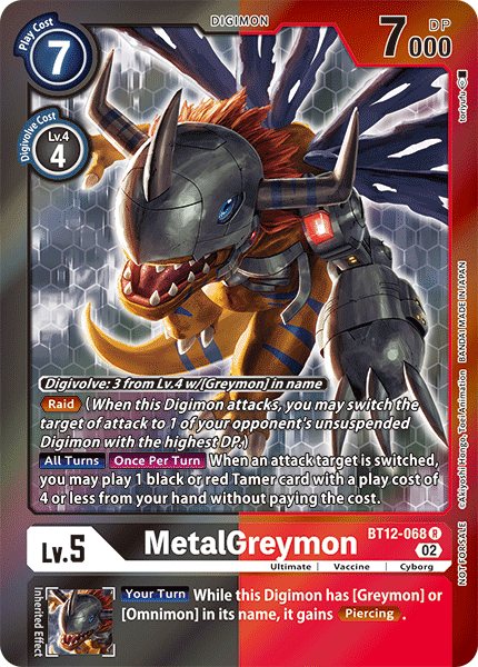 MetalGreymon BT12-068 Full hd image