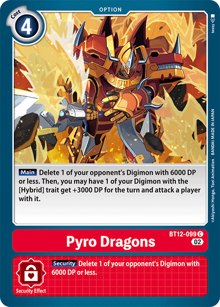 Pyro Dragons BT12-099 Full hd image