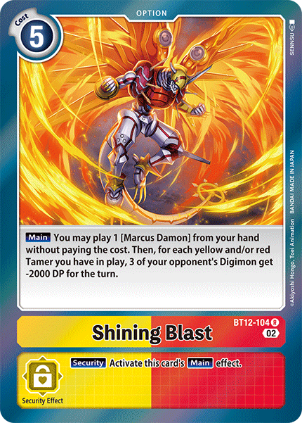 Shining Blast BT12-104 Full hd image