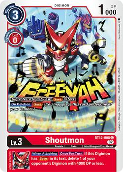 Shoutmon BT12-008 image