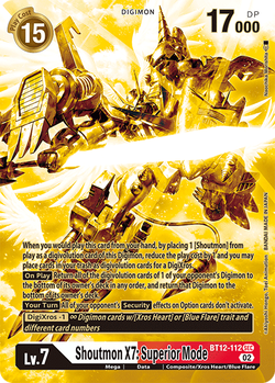 Shoutmon X7: Superior Mode BT12-112 image