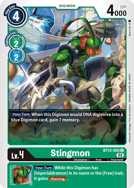 Stingmon BT12-050 Full hd image