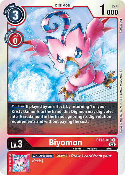 Biyomon BT13-010 Crop image Wallpaper