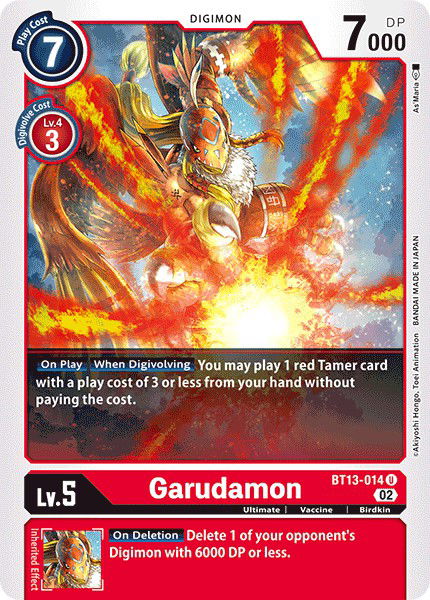 Garudamon BT13-014 Crop image Wallpaper