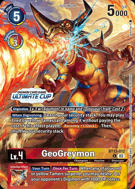 GeoGreymon BT13-012 Crop image Wallpaper