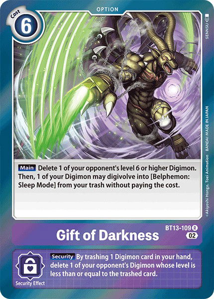 Gift of Darkness BT13-109 Crop image Wallpaper