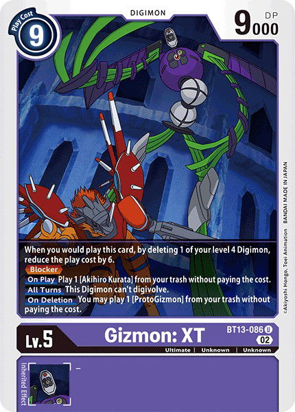 Gizmon: XT BT13-086 Crop image Wallpaper